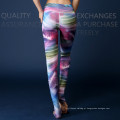 New Arrival Mulheres OEM Words Printde Fitness Sports Leggings